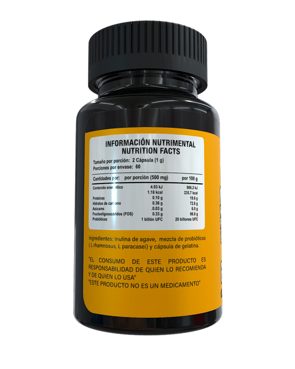 Simbiotic Probióticos + Prebióticos · 60 Cápsulas