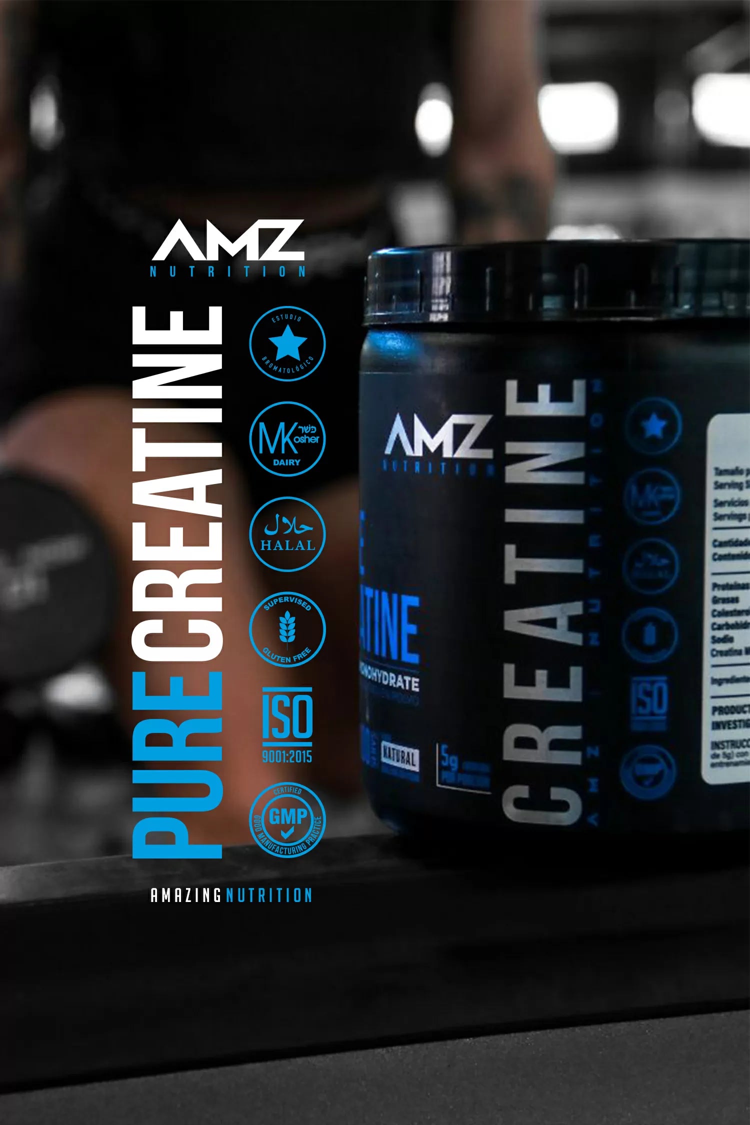 Pure Creatine Monohydrate · 500 g