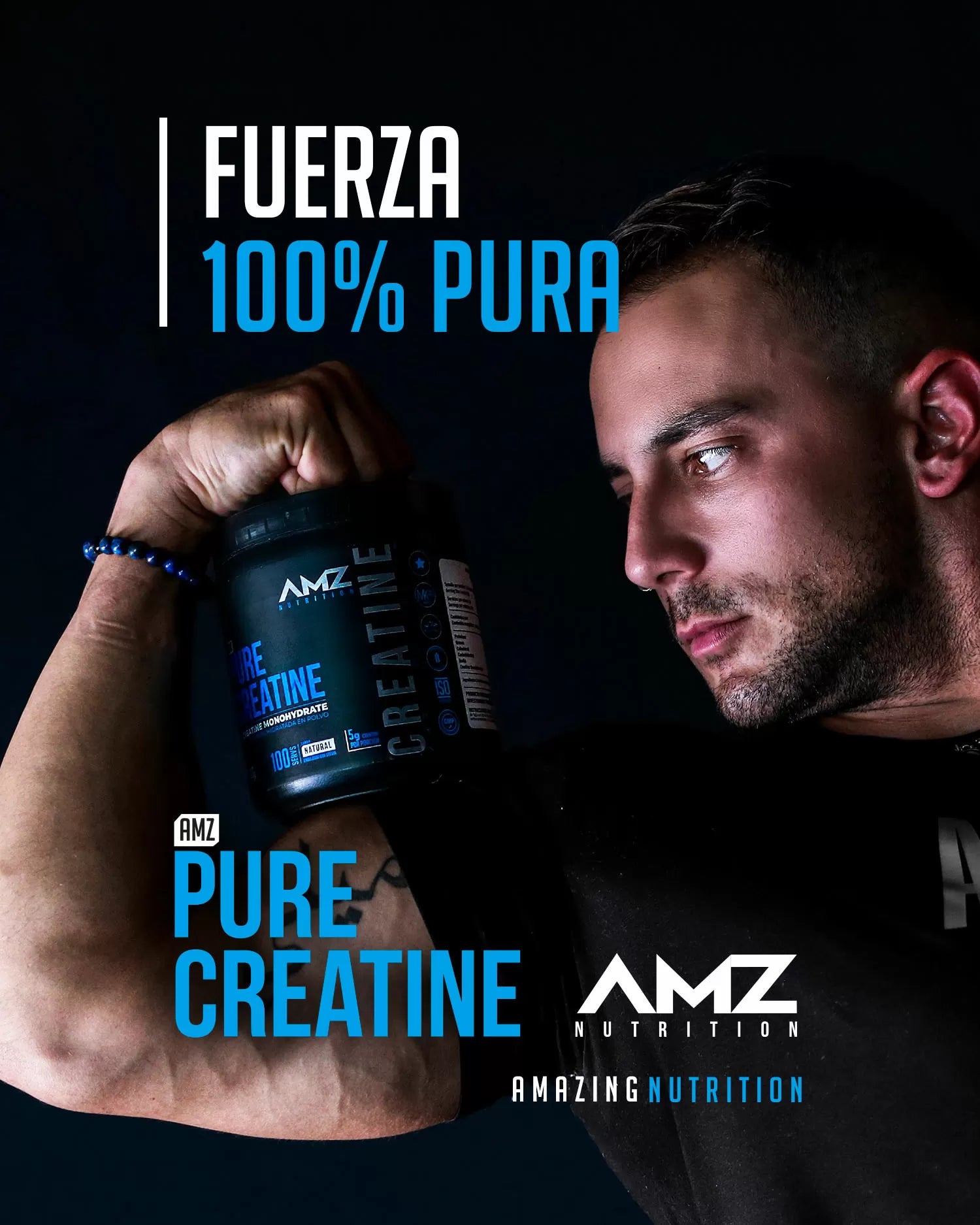 Pure Creatine Monohydrate · 500 g