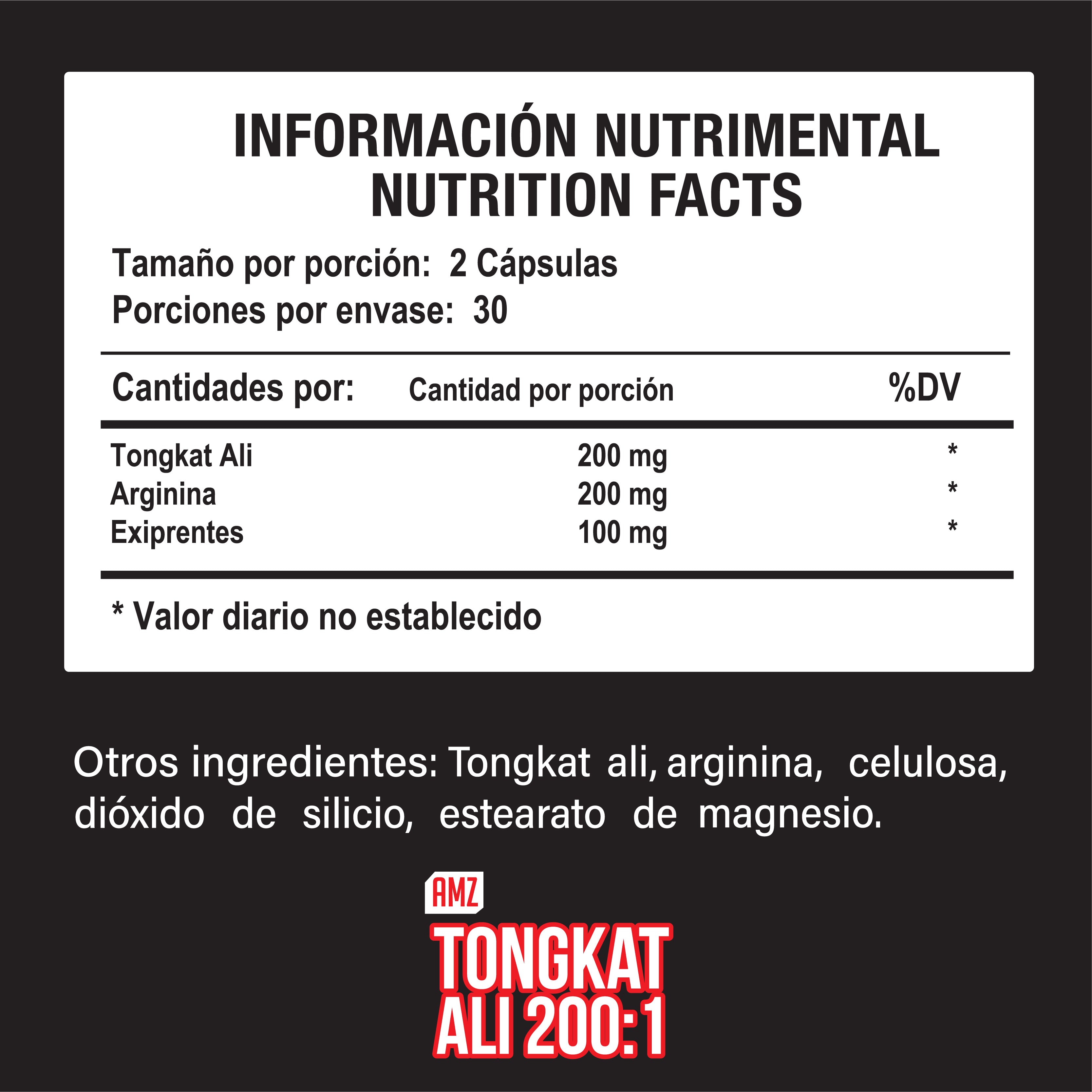 Tongkat Ali 200:1 · 60 Caps