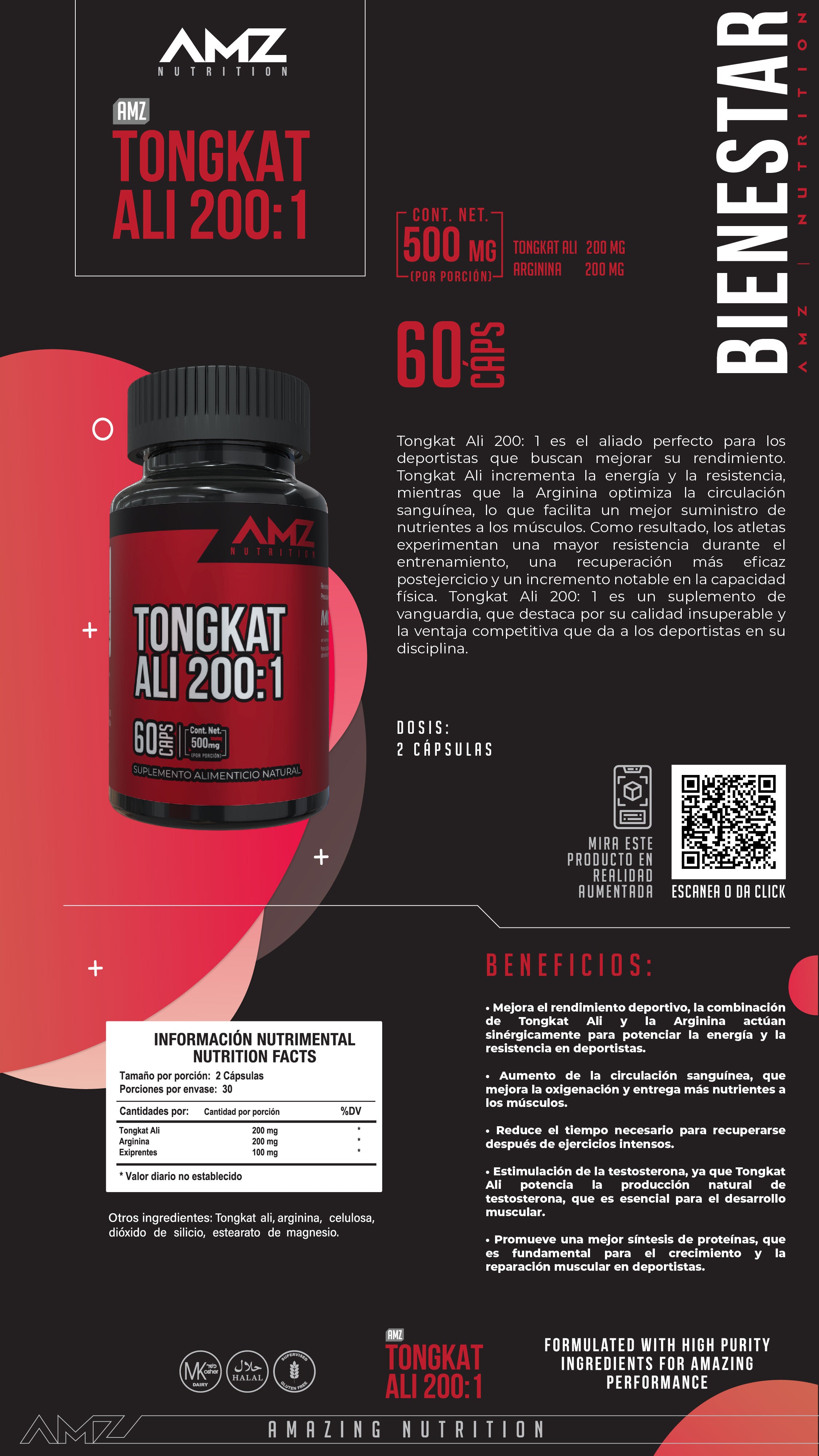 Tongkat Ali 200:1 · 60 Caps